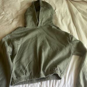 Top shop green hoodie